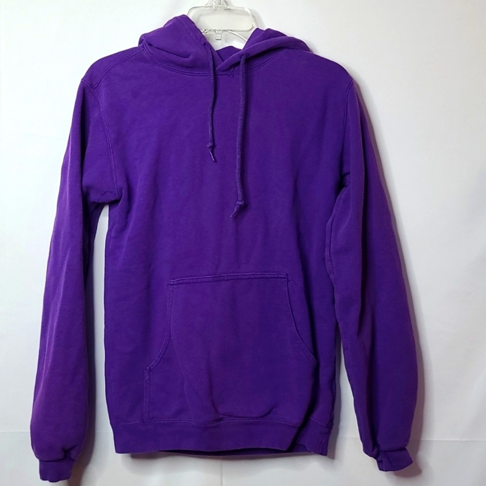 Adidas purple hooded sweatshirt hooded hoodie sz XS